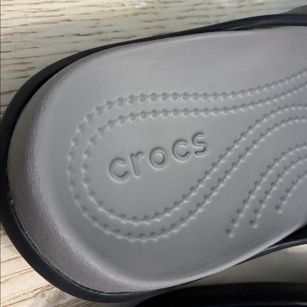 Women’s Crocs Meleen Twist Sandals (Black/Grey) - Picture 5 of 11